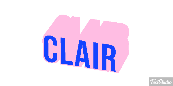 Clair Efecto de texto
