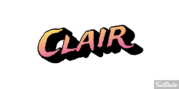 Clair Efecto de texto