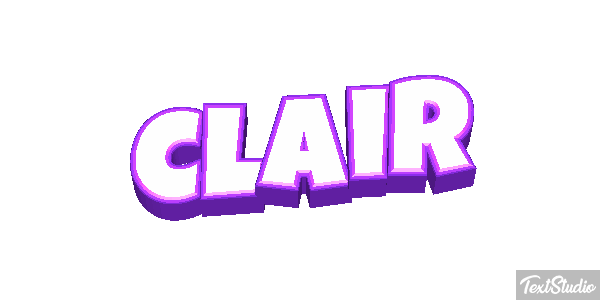 Clair Efecto de texto
