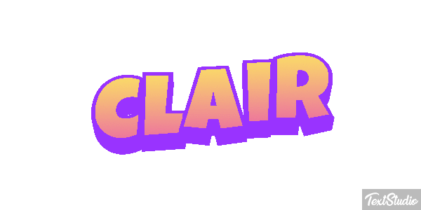 Clair Efecto de texto