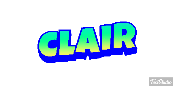 Clair Efecto de texto