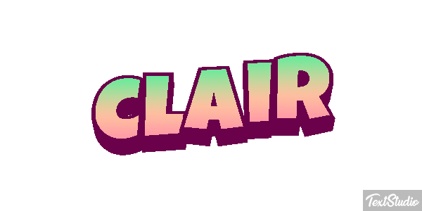 Clair Efecto de texto