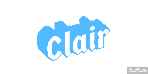 Clair Efecto de texto