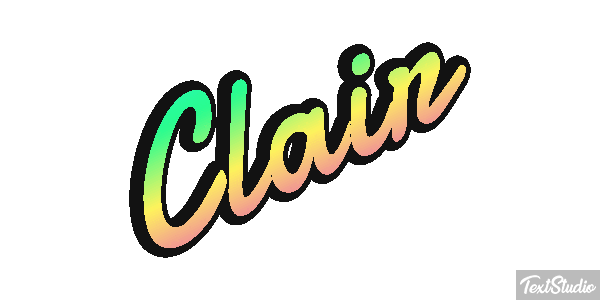 Clair Efecto de texto