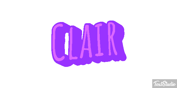 Clair Efecto de texto