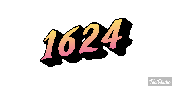 1624 Text effect