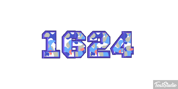 1624 Text effect