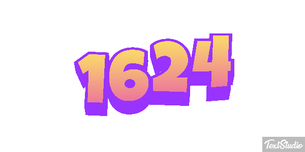 1624 Text effect