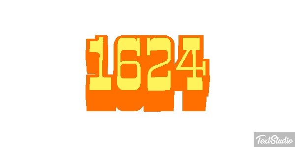 1624 Text effect