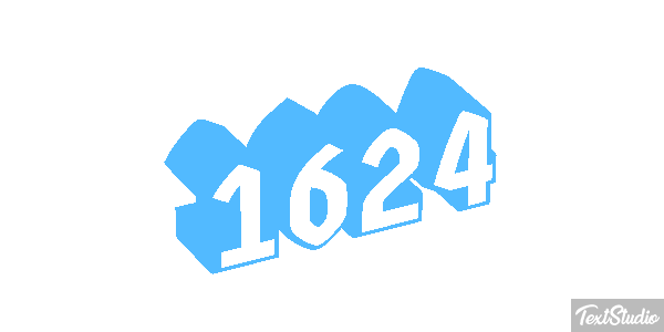 1624 Text effect