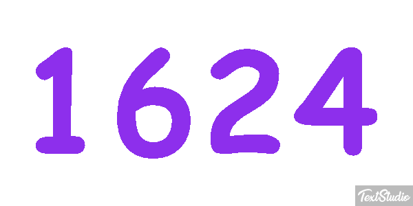 1624 Text effect