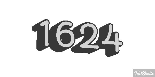 1624 Text effect