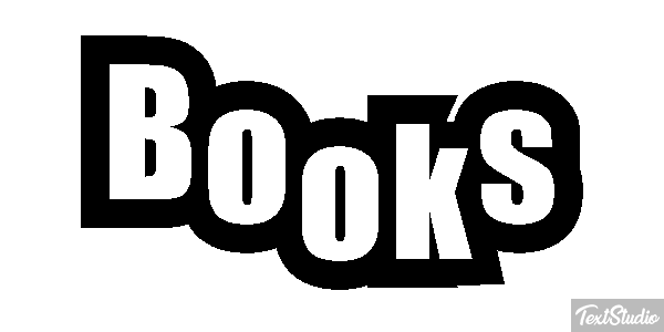 Books Text effect