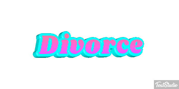 Divorce Текстовый эффект