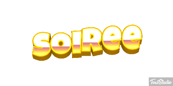 Soirée Text effect
