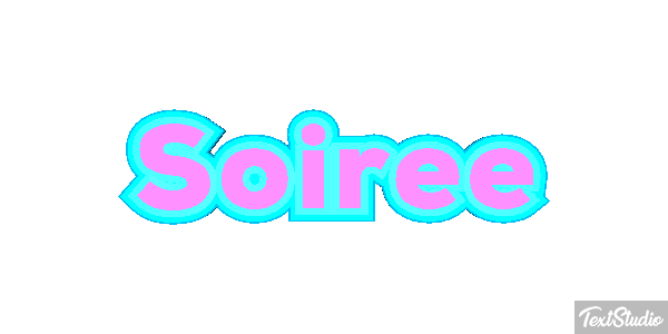 Soirée Text effect