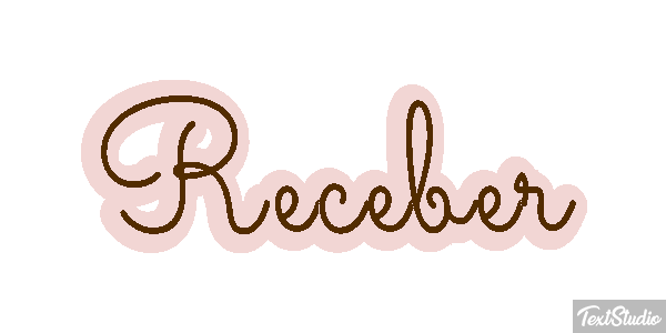 Receber Текстовый эффект