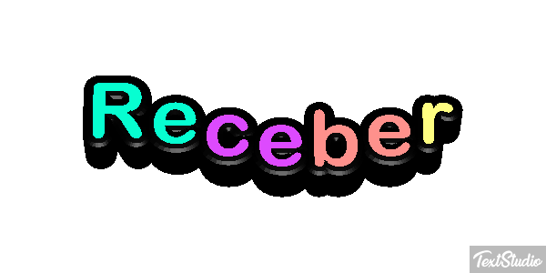 Receber Текстовый эффект