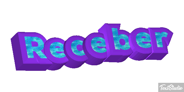 Receber Текстовый эффект