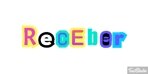 Receber Текстовый эффект