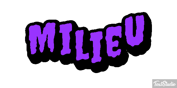 Milieu Effet de texte