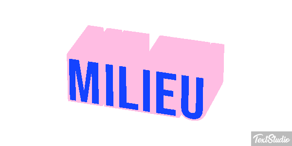 Milieu Effet de texte