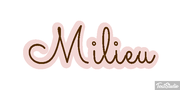 Milieu Effet de texte