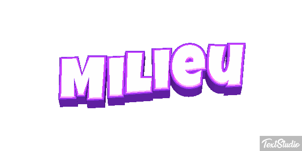 Milieu Effet de texte