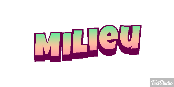 Milieu Effet de texte