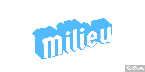 Milieu Effet de texte