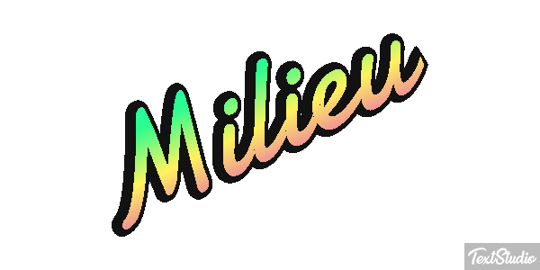 Milieu Effet de texte