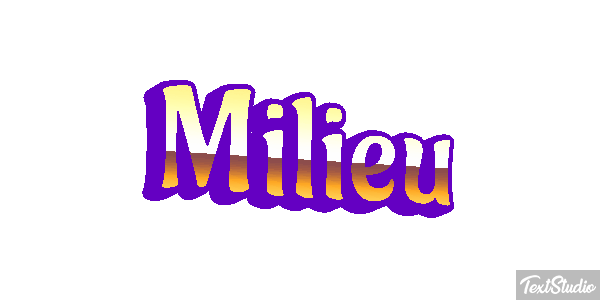 Milieu Effet de texte