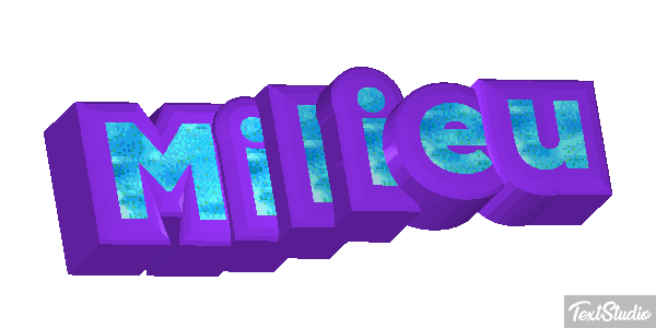Milieu Effet de texte