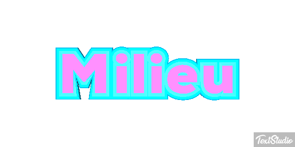 Milieu Effet de texte