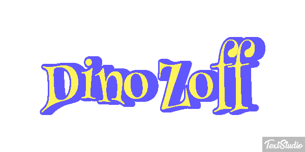 Dino Zoff Text effect