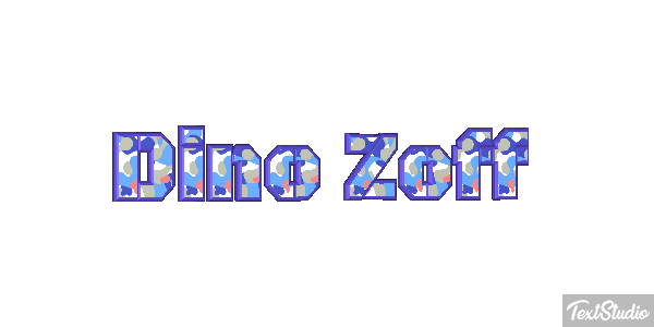 Dino Zoff Text effect