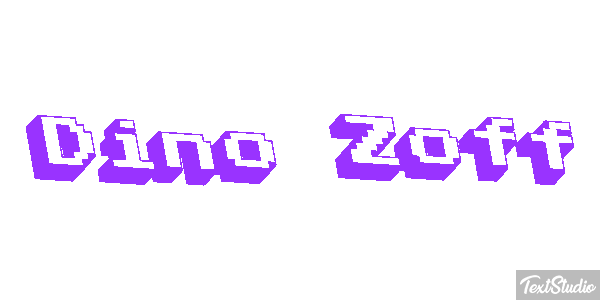 Dino Zoff Text effect
