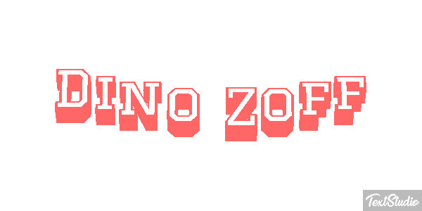 Dino Zoff Text effect