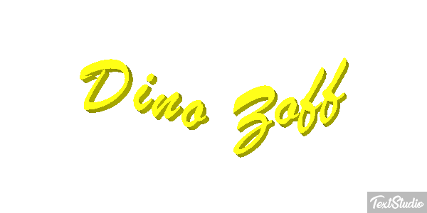 Dino Zoff Text effect