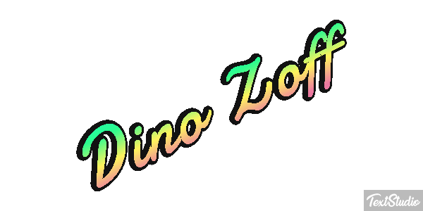 Dino Zoff Text effect