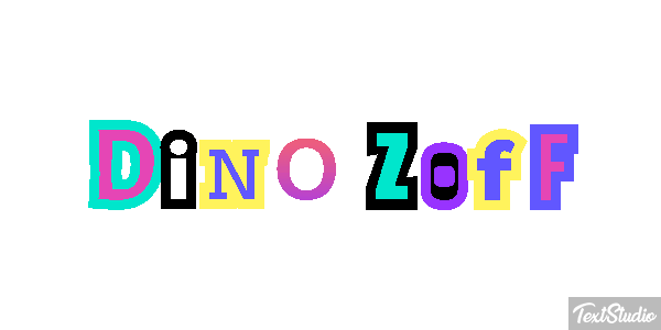 Dino Zoff Text effect