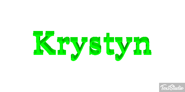 Krystyn Efekt tekstowy