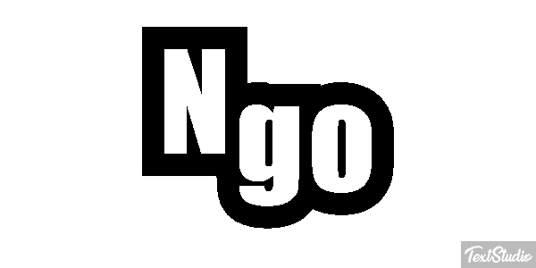 Ngo テキスト効果