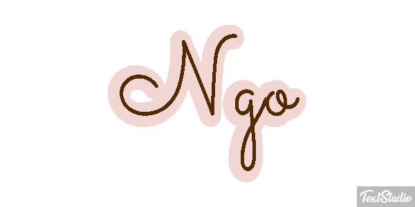 Ngo テキスト効果