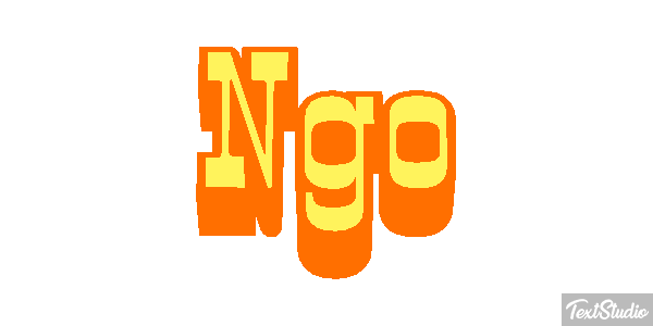 Ngo テキスト効果