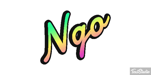 Ngo テキスト効果