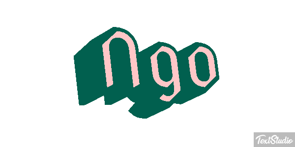 Ngo テキスト効果