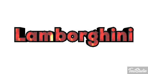 Lamborghini Texteffekt