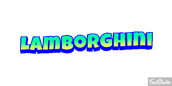 Lamborghini Texteffekt