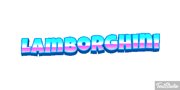 Lamborghini Texteffekt
